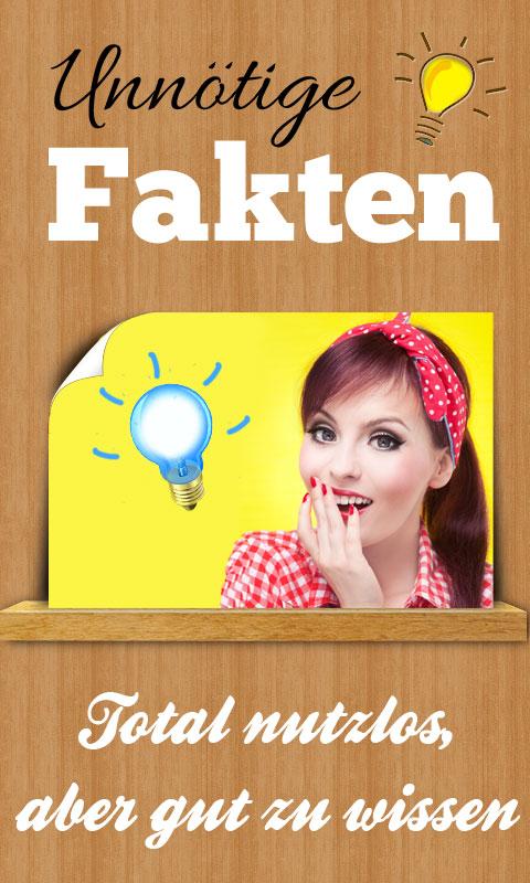 Unnötige Fakten zum Staunen Screen 1