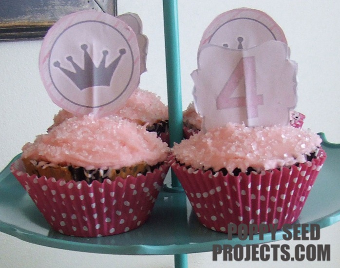 Princess-birthday-party-ideas-cupcake-toppers