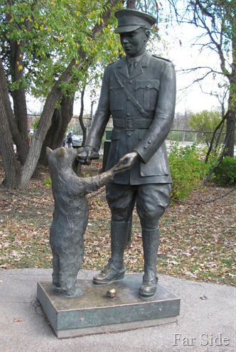 Sculpture at the winnipeg zoo