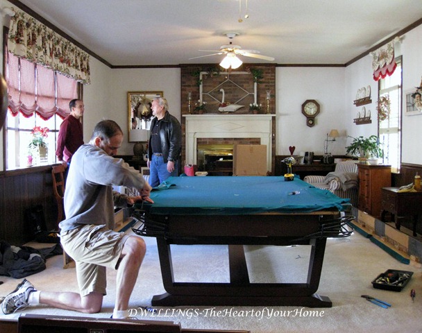 great room pool table
