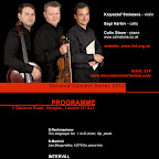 2012.11.11 - The London Mozart Trio