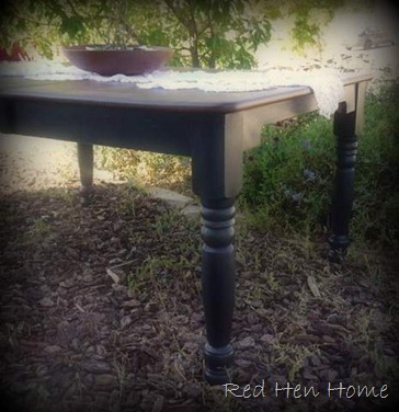 black farmhouse table