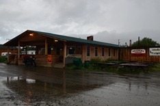 Braeburn Lodge in the rain