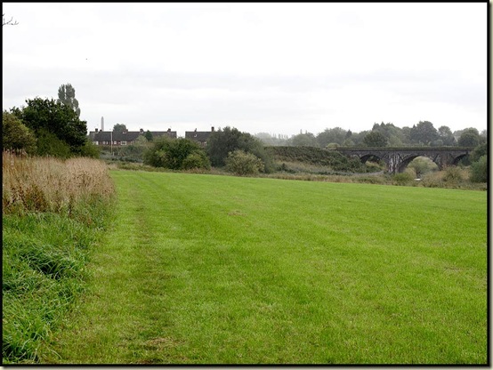 Meadow land beside Glaze Brook