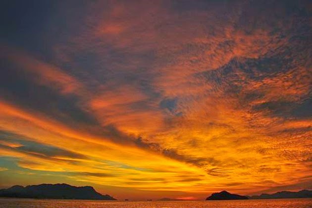 Sunset from Pulau Langkawi, Thailand