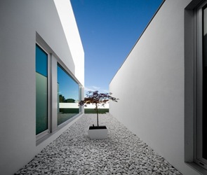 Fachada exterior fachada exterior casa minimalista color blanco