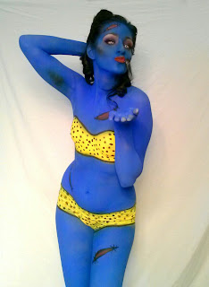 beautybyshaq: Body painting Naked art!
