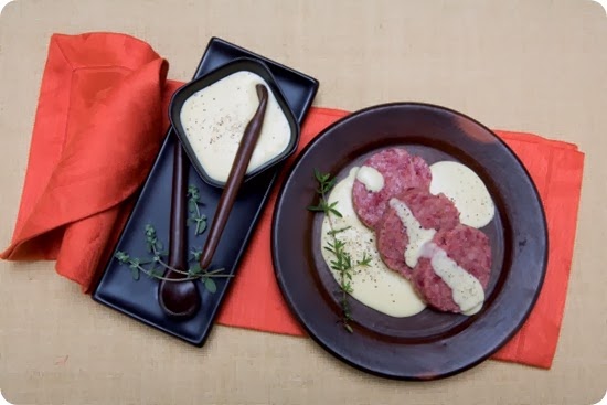 Cotechino con fonduta Cotechino con fonduta