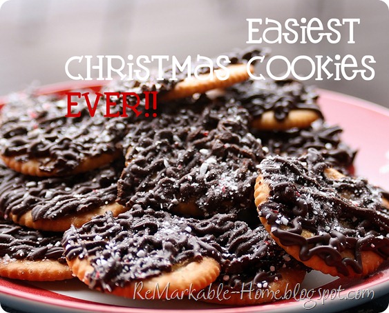 Easiest Christmas Cookies EVER! Quick Thin Mints.  no bake!