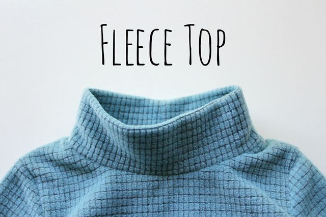Fleece Top neckline