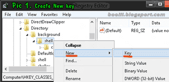 Create New key