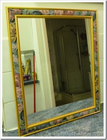 Boudoir Bathroom Mirror Charity shop find