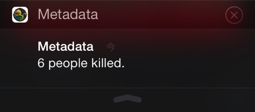 無人機による空爆で人が亡くなると即通知「Metadata+」|Apps Core