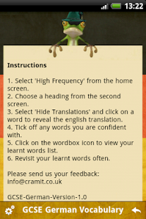 German GCSE Vocab Edexcel Screenshots 12
