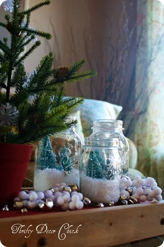 DIY anthropologie christmas jars