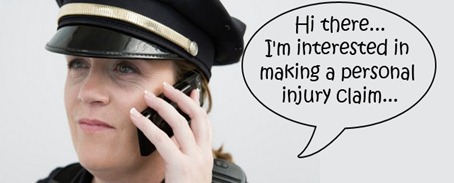police woman personal injury claim