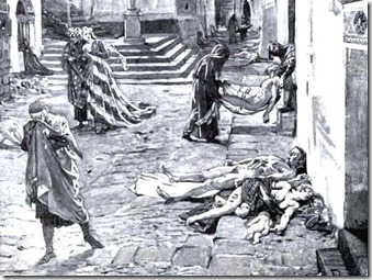 8. Wabah Black Death abad ke-14
