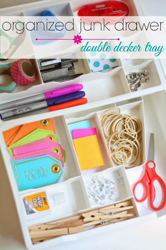 Organized Junk Drawer: To a New Level - A Thoughtful Place