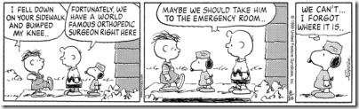 1999-08-26 - Snoopy as the world famous orthopedic surgeon