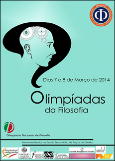 cartaz 2014 olimpiadas de filosofia