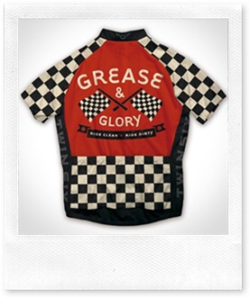 Greaser Back View of Cycling Jersey
