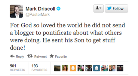 mark driscoll is a douchebag