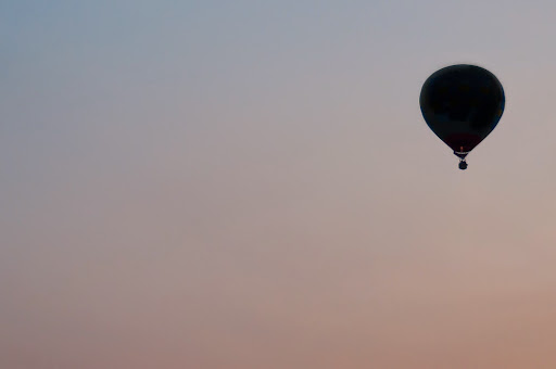 Balloon against the sky