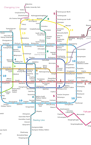 Beijing Subway Map