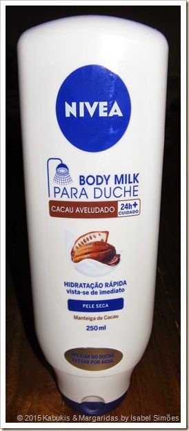 Nivea Body Milk para Duche Cacau Aveludado NIvea In-Shower Body Milk