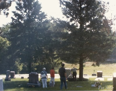 Cemetery in Logan Iowa 1986