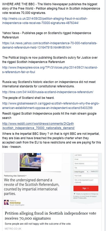 Frauda en Escòcia pel referèndum