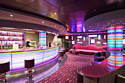Drinks at the evocative Purple Jazz Bar on MSC Splendida are inspired by music of the Jazz Age.