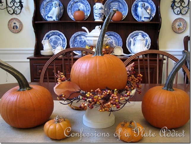 CONFESSIONS OF A PLATE ADDICT Fall Dining Room