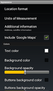 GPS Widget Pro Screen 2