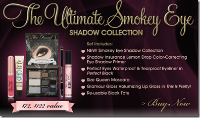 Too Faced ultimate smokey eye shadow collection
