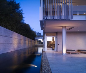 Exterior casa Casa minimalista Oberfeld SPF