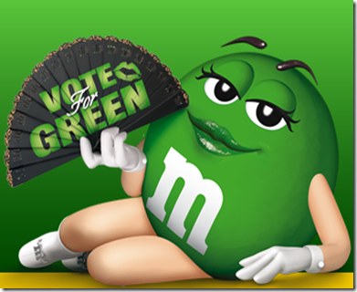 M&M's Global Character Elections --- Vote Miss Green