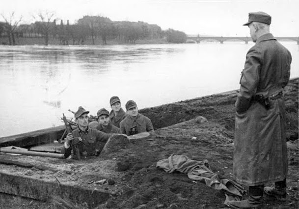 Volkssturm defending the Ober River February 1945