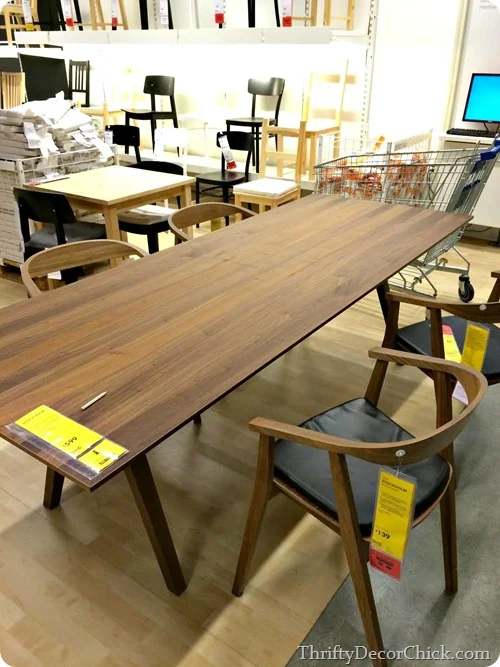 long wood table ikea
