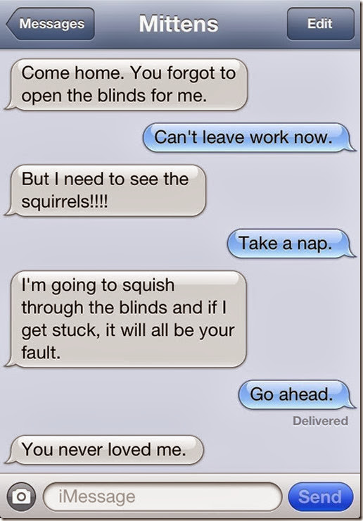 Texts from Mittensâ created by Angie Bailey. http://www.catster.com ...