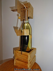 Quebra-cabeça e vinho