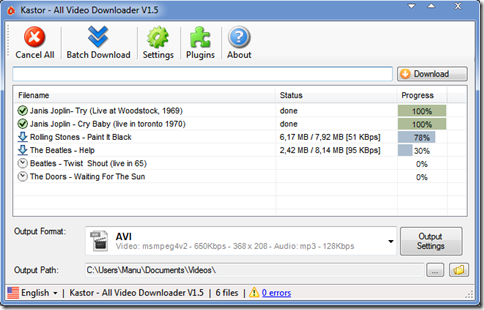 Kastor All Video Downloader