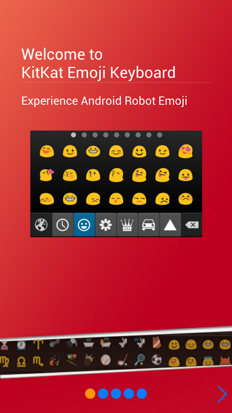 KitKat Emoji Keyboard Pro v1.2.4 Download apk