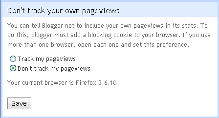 don't track your own pageviews