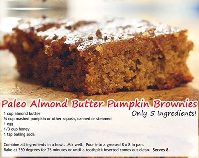 pumpkin brownies