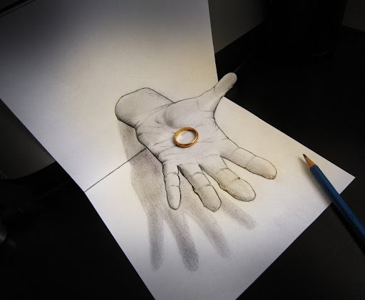 Viral video shows how to draw a 3D optical illusion in under 3 minutes   Creative Bloq