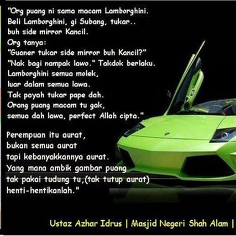 KOLEKSI KATA-KATA PEDOMAN USTAZ AZHAR IDRUS(UAI)