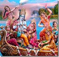 Krishna with the gopis