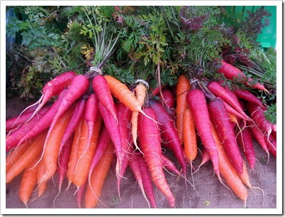 rainbow carrots taliaferro farm rhinebeck farmers market