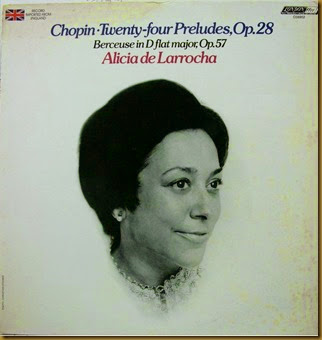 Chopin Preludios De Larrocha vinilo